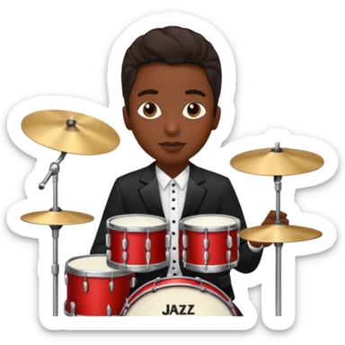 sade’s drummer in jazz band sticker