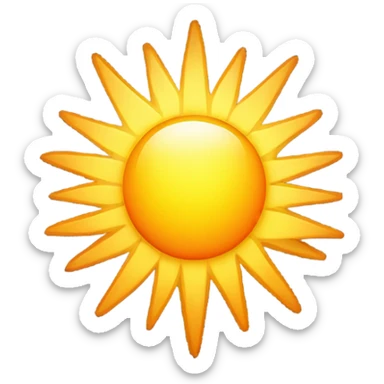 Sun  sticker