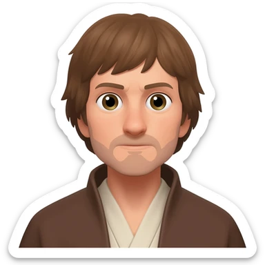 Luke répond "Que la force soit avec toi" sticker