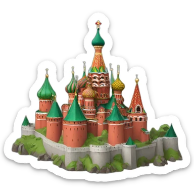 exploded kremlin sticker