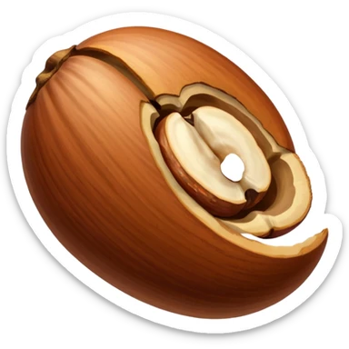 hazelnut sticker