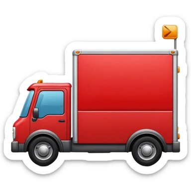 delivery truck sticker