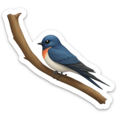 cool swallow sticker