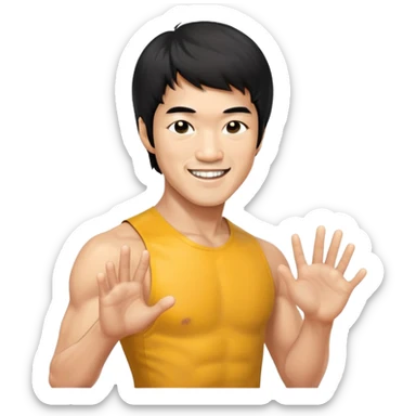 Bruce lee sticker
