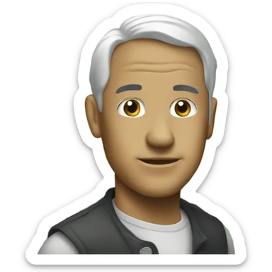 One million dollar bill  sticker