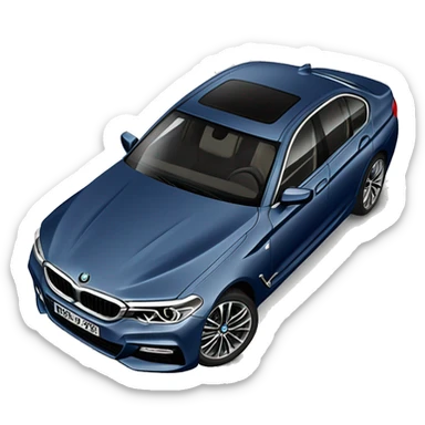 One BMW 5 Series G60  sticker