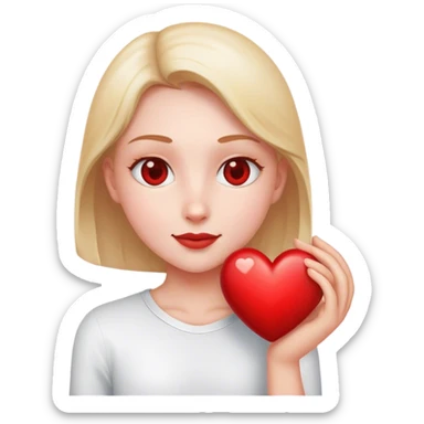 Me giving someone a heart sticker