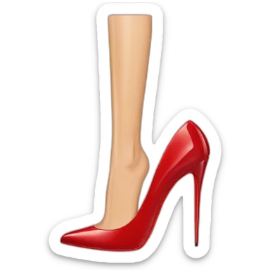Louboutin heels sticker