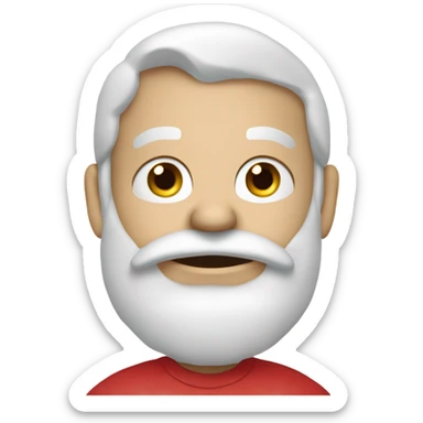 Santa Claus wearing Greenwich t-shirt that have words ‘Greenwich Health’ written in white letters  sticker