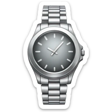 silver watch sticker