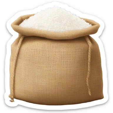 rice bag sticker