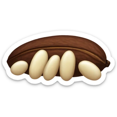 1 cocoa bean sticker