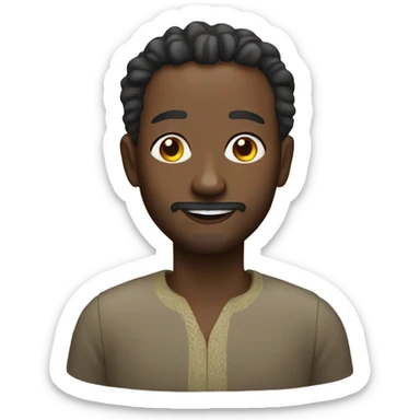Ethiopia man sticker