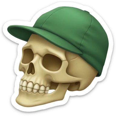 Skullcap sticker