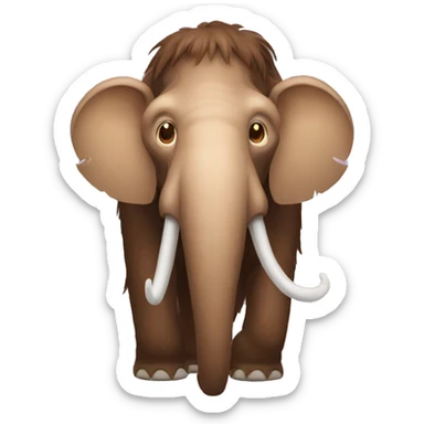 Mammoth front face sticker
