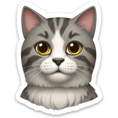 Scottish cat sticker