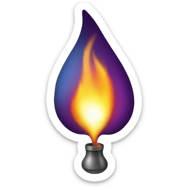 nitrous flame sticker