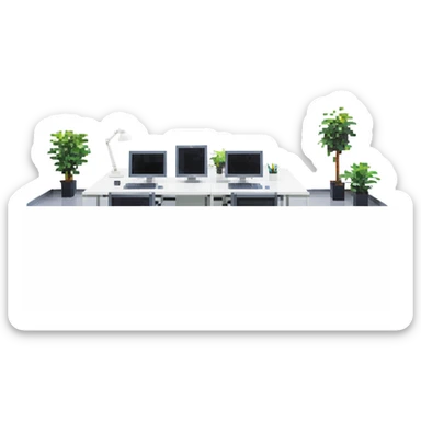 group of business people in office setting sticker