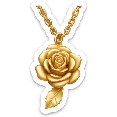 The name Lyna wrote on a golden rose chain sticker