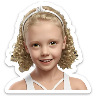 angelic girl with wings sticker