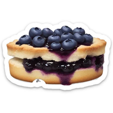 Blueberry cobbler  sticker
