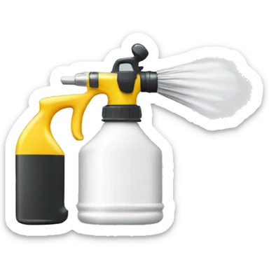 Paint sprayer sticker