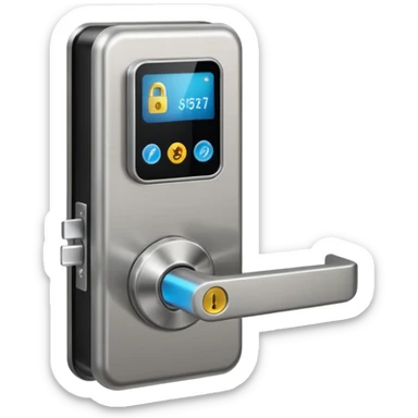 Electronic Door Lock System with card sticker