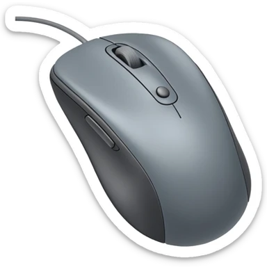 click the computer mouse sticker