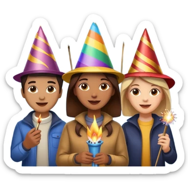 Bonfire Night with music sticker