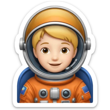 Astronaut Kids sticker