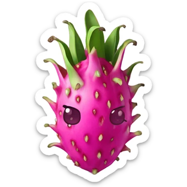 Pastel dragonfruit sticker