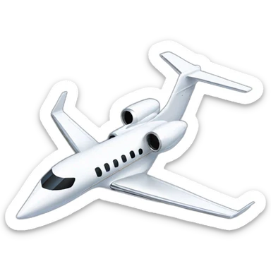 Private jet similar to a gulfstream  sticker