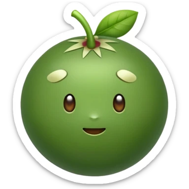 caper berry, simple, clear sticker