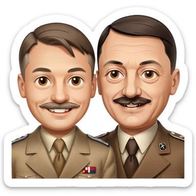 hitler kissing orban viktor make a discord emoji for me sticker