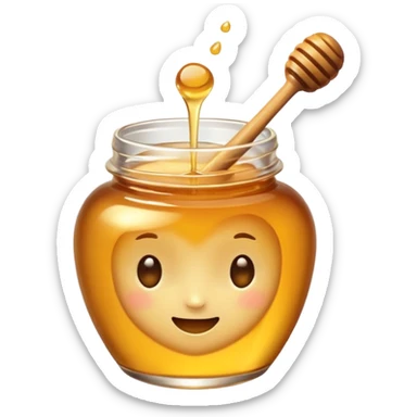 a honey dmoji sticker