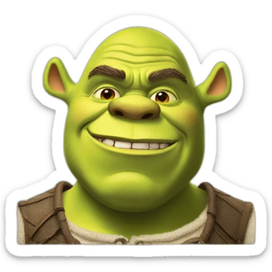 shrek freak sticker