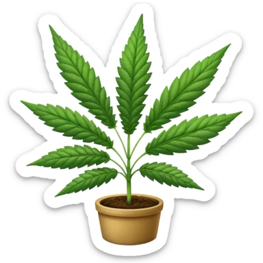 cannabis sticker