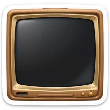 ancienne telévision sticker