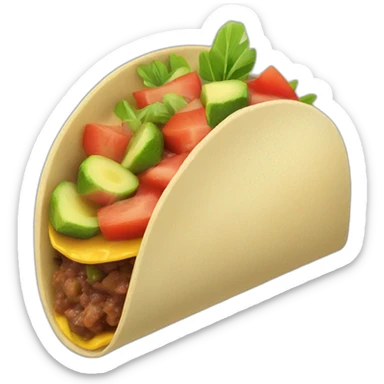 Tacos fraçais au fruit  sticker