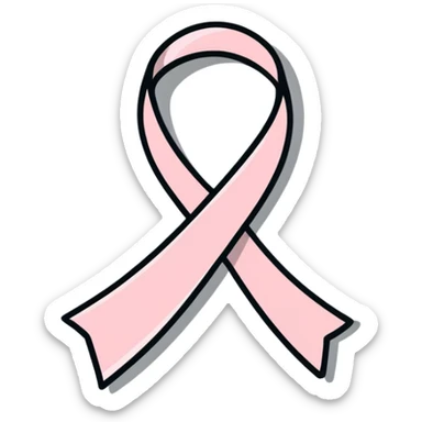 Cancer ribbons sticker