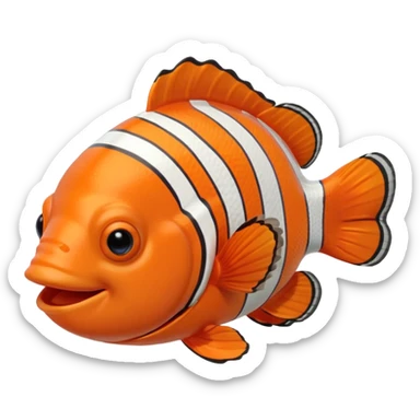 Nemo clownfish sticker