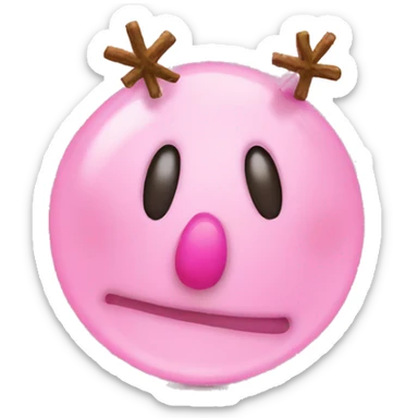 Pink Christmas  sticker