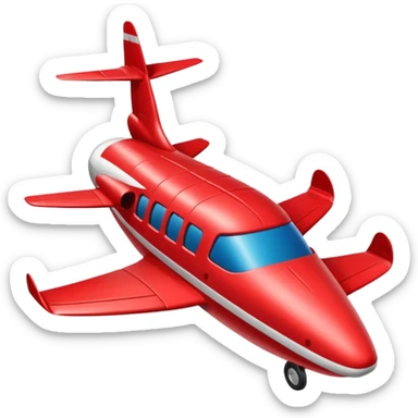 Bombordilo crocodillo with a plane body red sticker