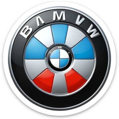 BMW logo whatsapp sticker sticker