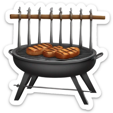 traditional armenian mangal sticker