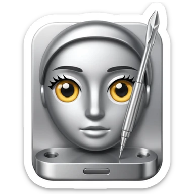 Lash application tools sticker