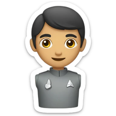 vulcan greeting sticker