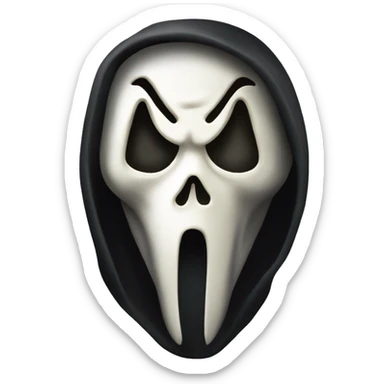 Ghostface von scream  sticker