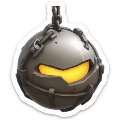 Wrecking ball overwatch sticker