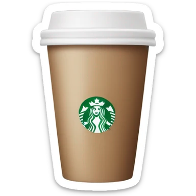 Starbucks coffee cup sticker